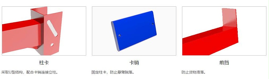 懸臂式貨架-細節
