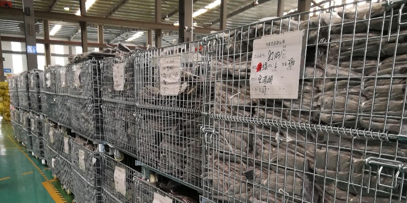 大江倉儲籠與某大型服裝行業合作案例_非標倉儲籠